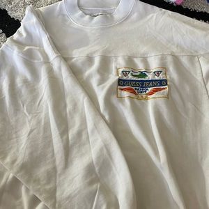 White vintage crewneck